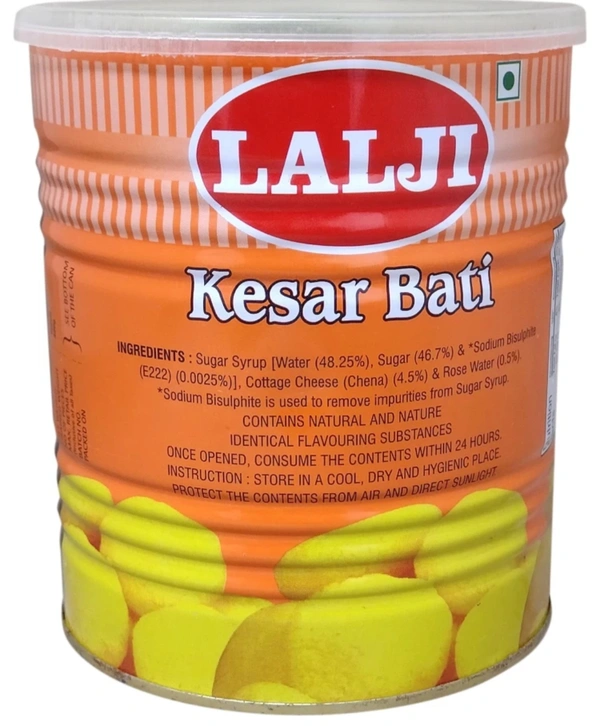 lalji Kesar Bati Tin (1000 g)