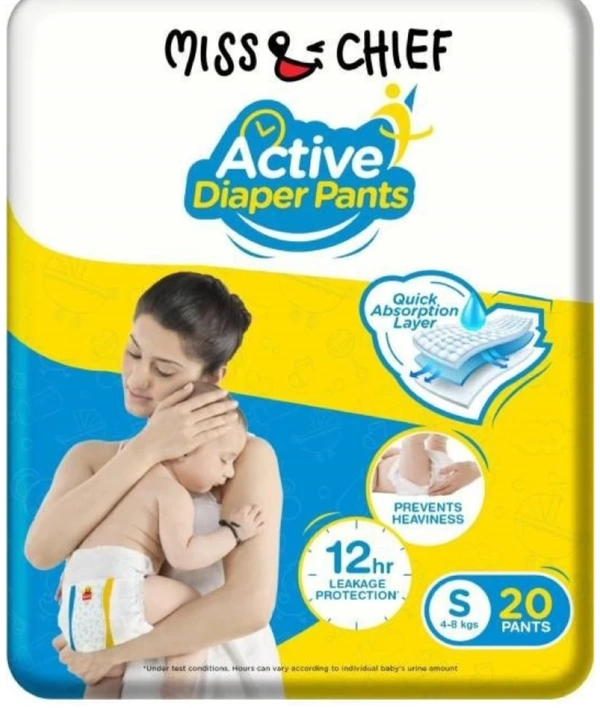 Miss & Chief Active Diaper Pants - S (20 Pieces)