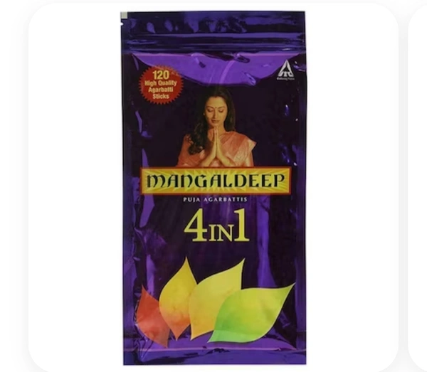 Mangaldeep 4 in 1 Agarbatti Pouch 108 pcs