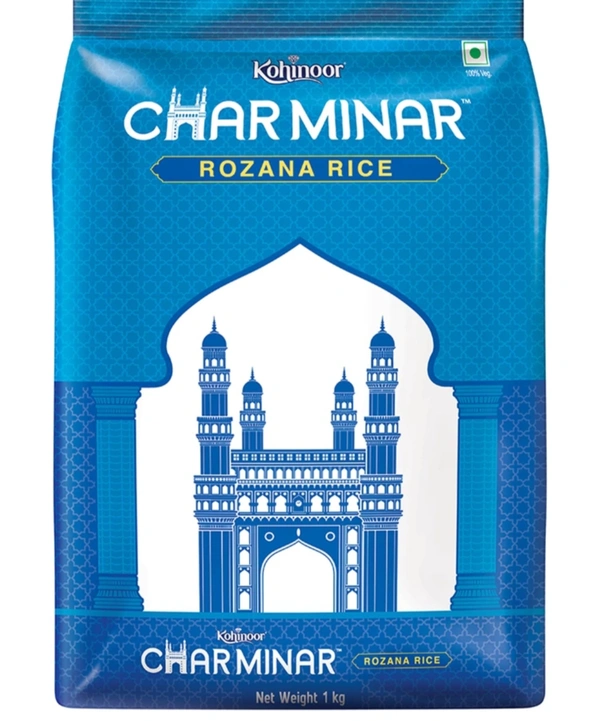 KOHINOOR Charminar Rozana Basmati Rice(Medium Grain) (1 kg)