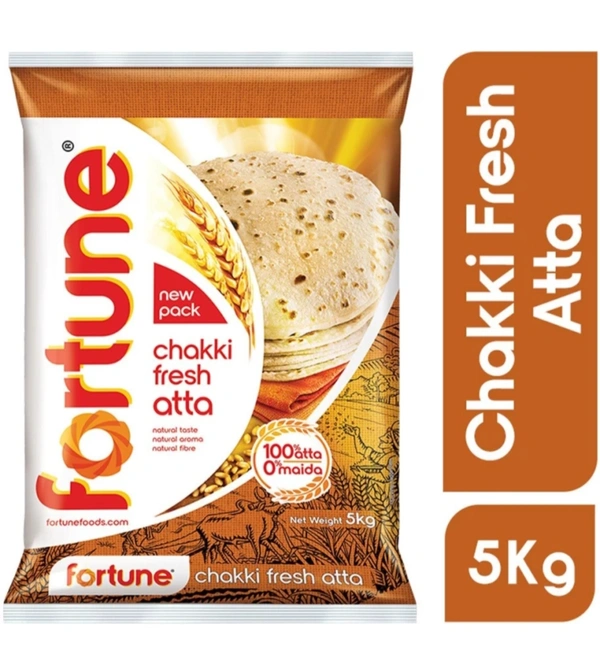 Fortune Chakki Fresh Atta (5 kg)