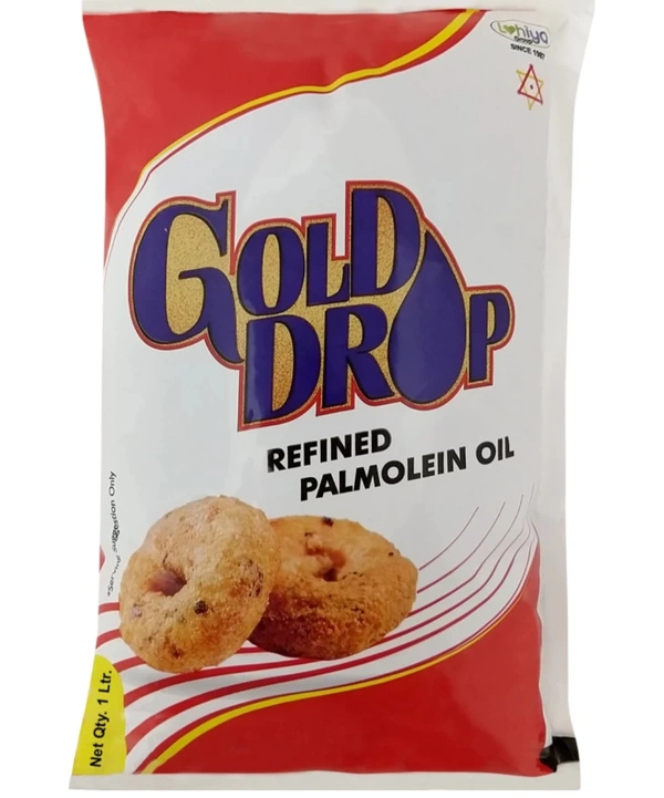 Gold Drop Refined Palm Oil Pouch (1 L)