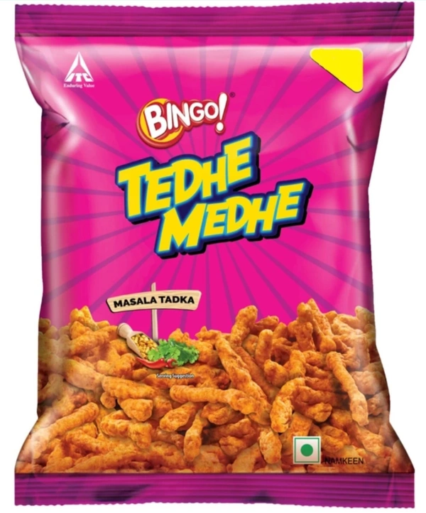 Bingo Tedhe Medhe Masala Tadka (80 g)