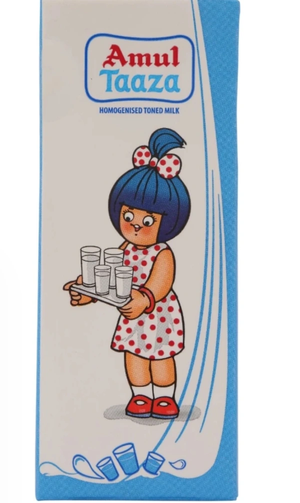 Amul Taaza Homogenised Toned Milk
