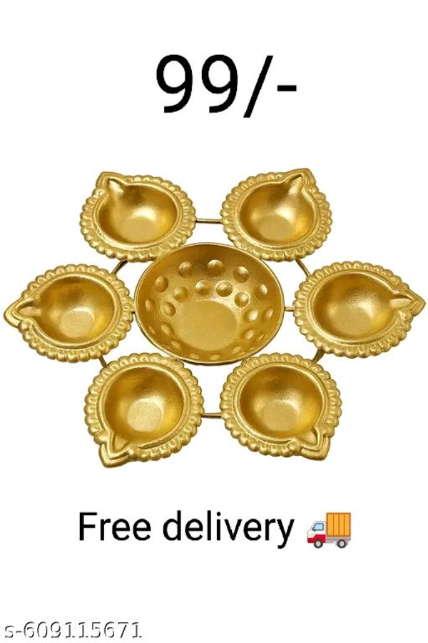 Golden Decorative Metal Diya Urli Bowl Beautiful Handcrafted Rangoli Urli Bowl for Floating Flowers and Tea Light Candles Urli Bowl, Gift for Diwali Decor
