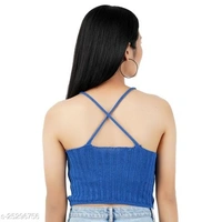Knitted Crop Top - cotton, free size