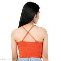 Knitted Crop Top - cotton, free size