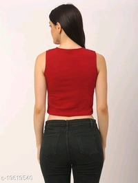 Game Over Cotton Printed Crop Top - cotton, L (Bust Size: 36 in, Length Size: 18 in) 