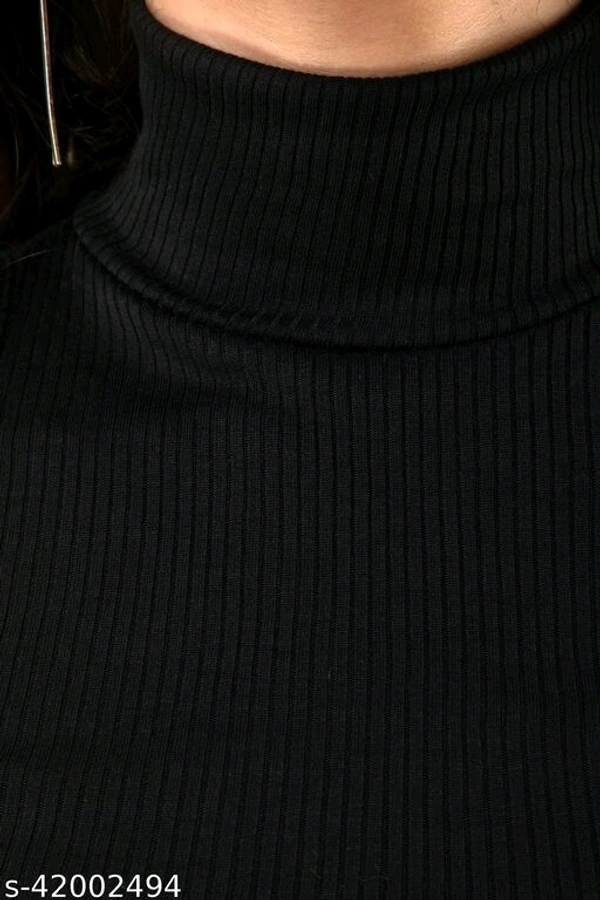 HIGH NECK RIB-KNIT SLIM FIT HALTER TOP - cotton linen, XS (Bust Size: 32 in) 