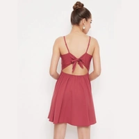 Fit and Flare Dress - M, polyester