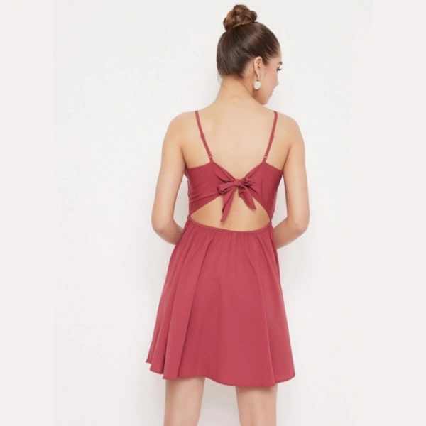 Fit and Flare Dress - M, polyester