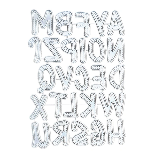 Stitch Alphabet Cutting Die