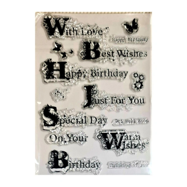 Special Wishes Clear Stamp  - 4.25" x 6"