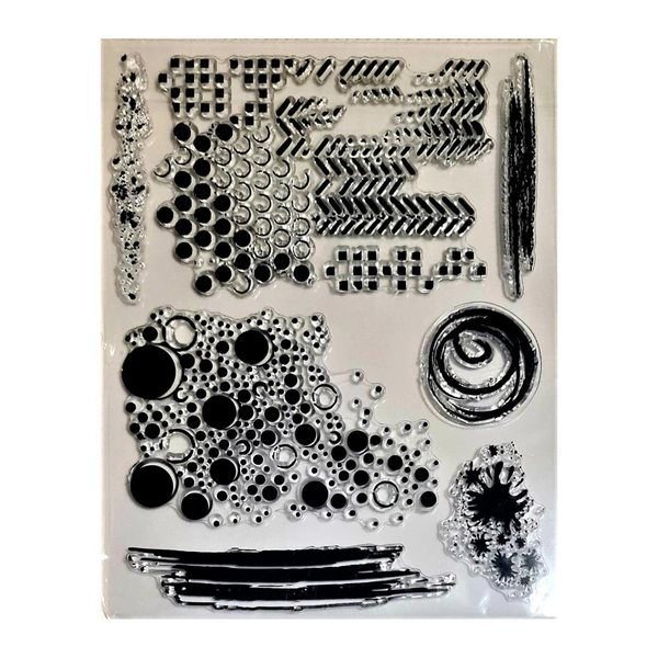 Background Pattern Clear Stamp - 6" x 7"