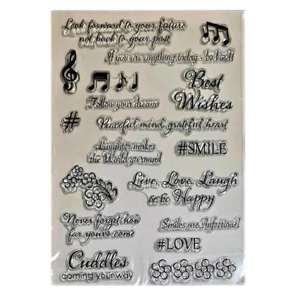 Love Wishes Clear Stamp 02 - 6" x 8"