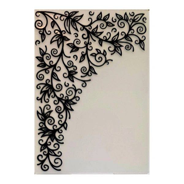 Floral Embossing Folder - Design 3 - 4" x 6"