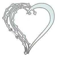Designer Heart Frame Cutting Die