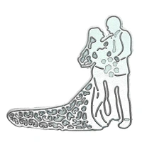 Wedding Couple Cutting Die - Design 6