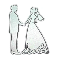 Wedding Couple Cutting Die - Design 9