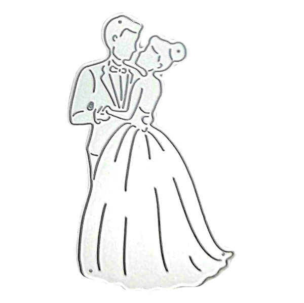Wedding Couple Cutting Die - Design 10