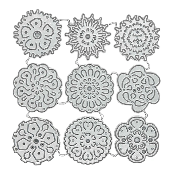 Flower Making Cutting Die - Design 7 - Set Of 9