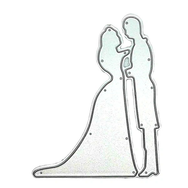 Wedding Couple Cutting Die - Design 13