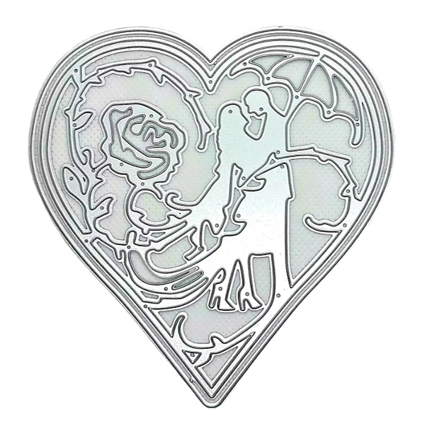 Couple In  Heart Cutting Die