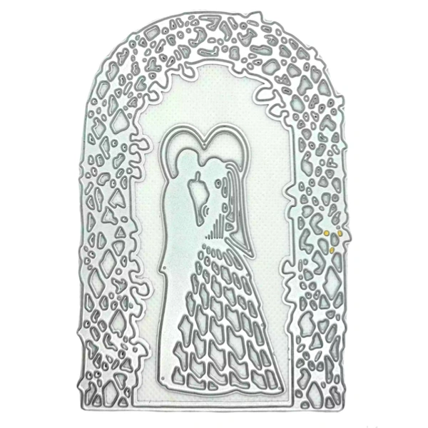 Wedding Couple Cutting Die - Design 14
