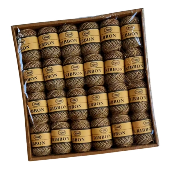 Jute Box-24 Rolls - Natural Color