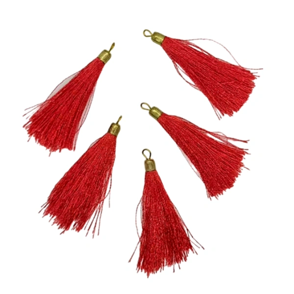 Tassels-Red-Pack of 10 - Red