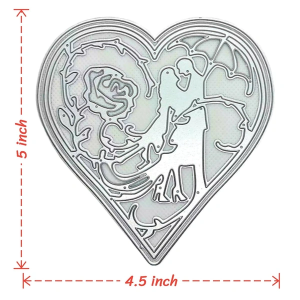 Couple In  Heart Cutting Die