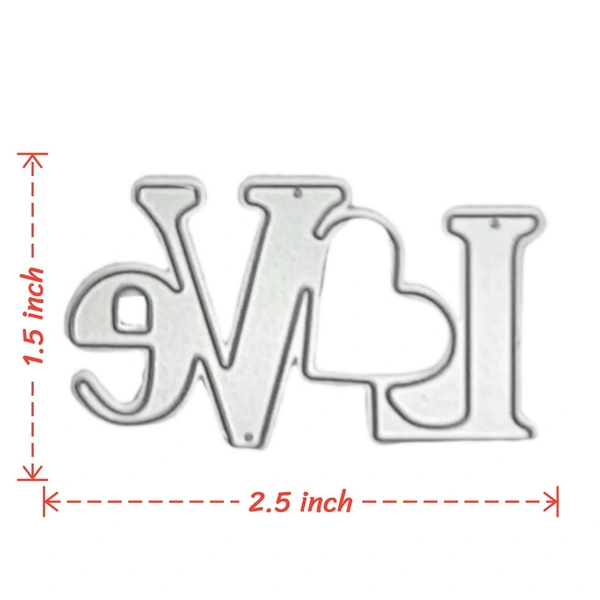 Love Wording Cutting Die
