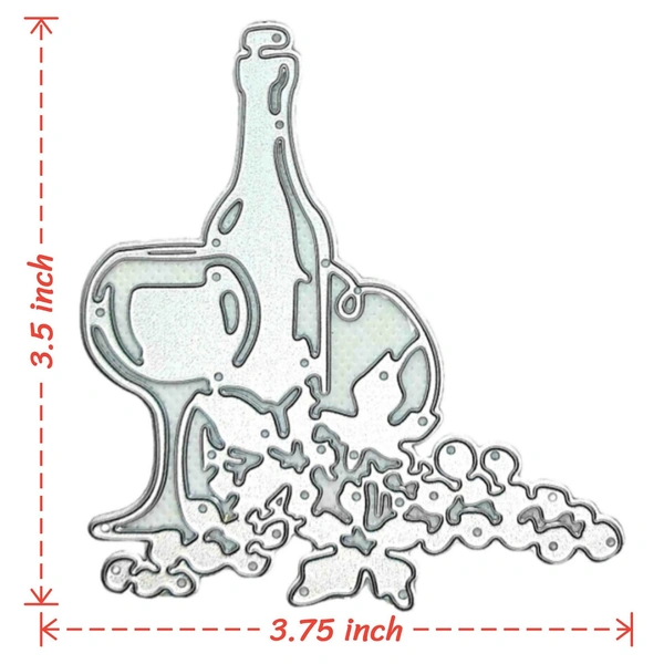 Champagne Bottle Cutting Die