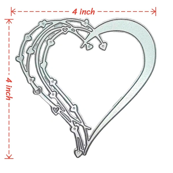 Designer Heart Frame Cutting Die