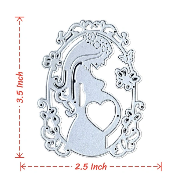 Pregnant Lady Cutting Die