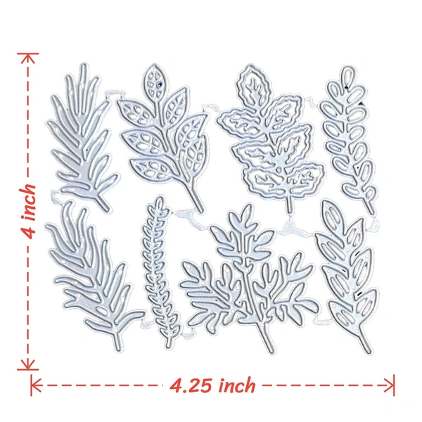 Leaves Cutting Die  - Set Of 8 Leaves