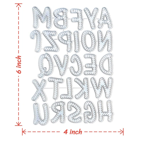 Stitch Alphabet Cutting Die
