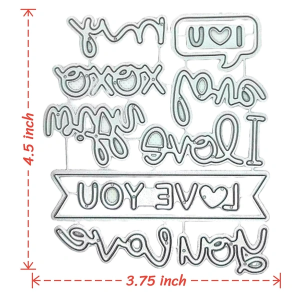 Love You Cutting Die