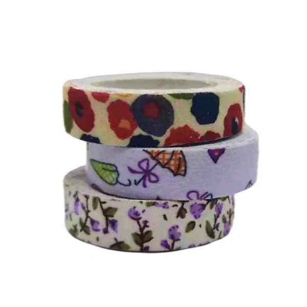 Washi Tape - Pack Of 3 - 1.5 cm x 5 mtr