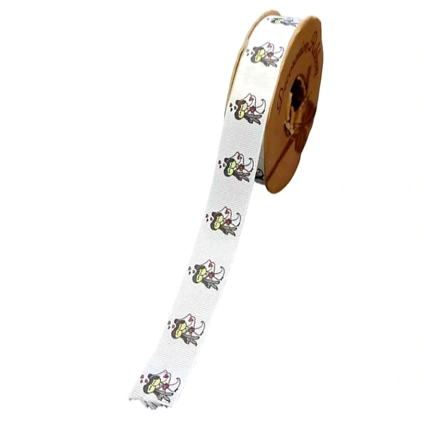Printed Ribbon - Wedding Couple - 1 inch x 10 mtr