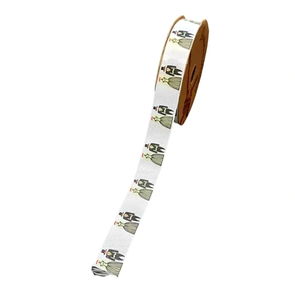 Printed Ribbon - Wedding Dress - 1 inch x 10 mtr
