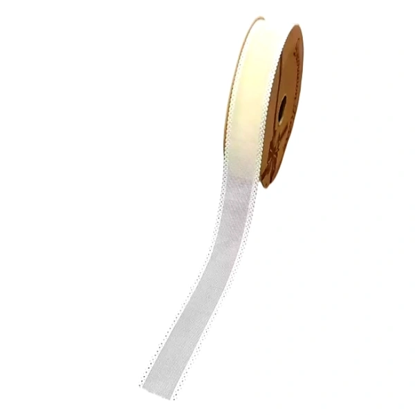 Printed Ribbon - Plain White - 1 inch x 10 mtr