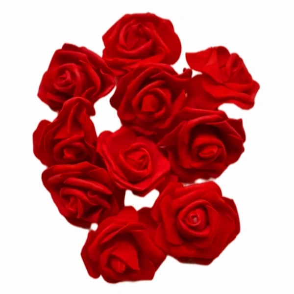 Red Foam Roses - Medium -  Pack Of 10