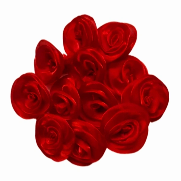 Red Satin Rose - Medium - Pack Of 20