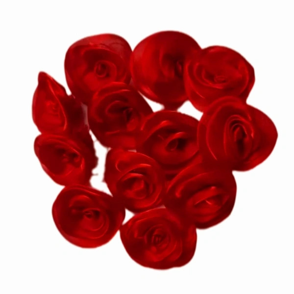 Red Satin Rose - Medium - Pack Of 20