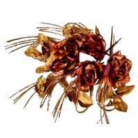 Copper Wine  Flower Bunch - Pack Of 2
