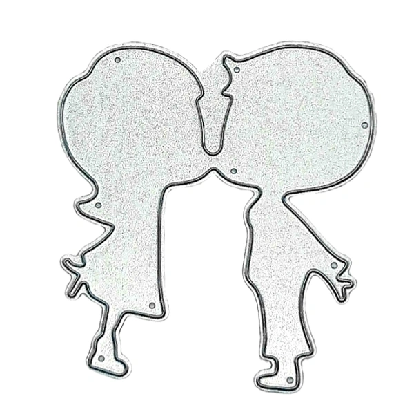 Kissing Couple Cutting Die - Design 1