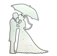 Wedding Couple Cutting Die - Design 15
