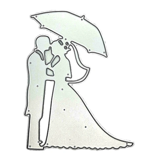 Wedding Couple Cutting Die - Design 15