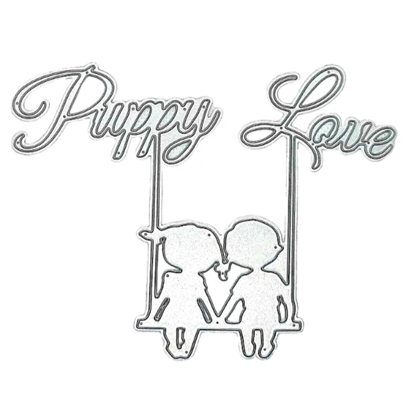 Couple On Swing Cutting Die